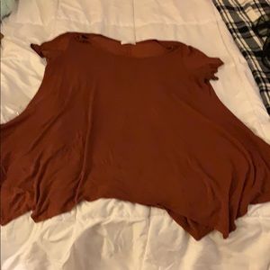 Orange T-shirt dress size XL